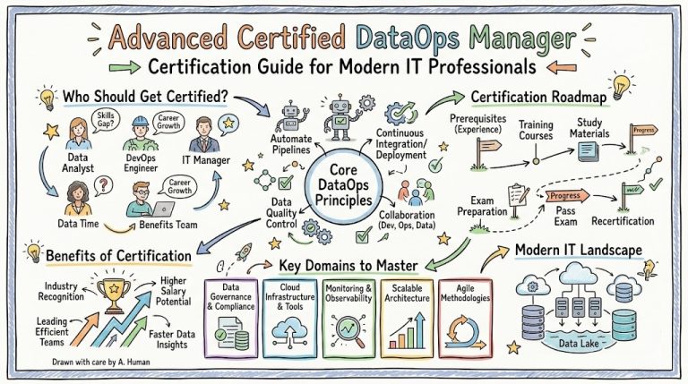Advanced Certified DataOps Manager Certification Guide for Modern IT ...